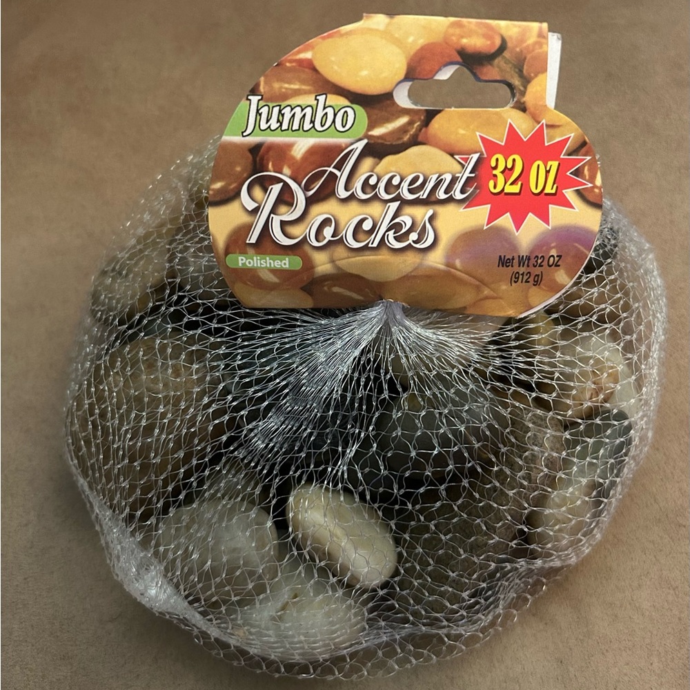 Jumbo Accent Rocks-2 Packs